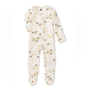 NIB Tea Collection footed zip romper (3-6mo)